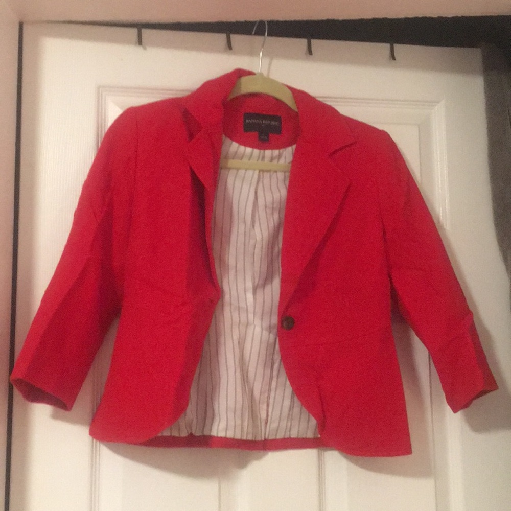 Banana republic partially wool blazer